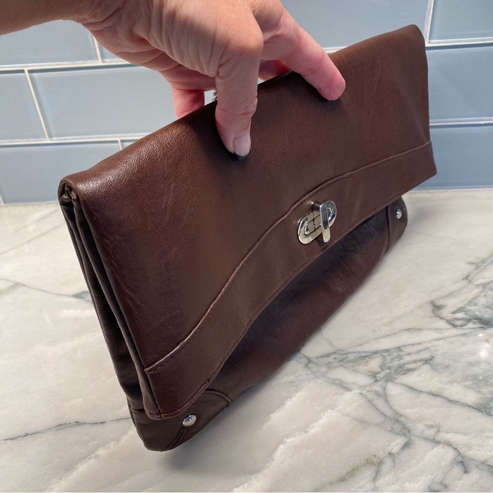 Charlotte Russe Clutch Leather Bag - Picture 2 of 10